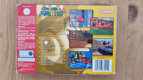 Nintendo 64- Super Mario 64- Complete: Box and manual. | eBay