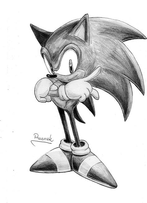 Sonic the Hedgehog - pencil drawing by Anevis on DeviantArt