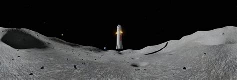 Lunar Starship landing on the Moon 360 Panorama | 360Cities