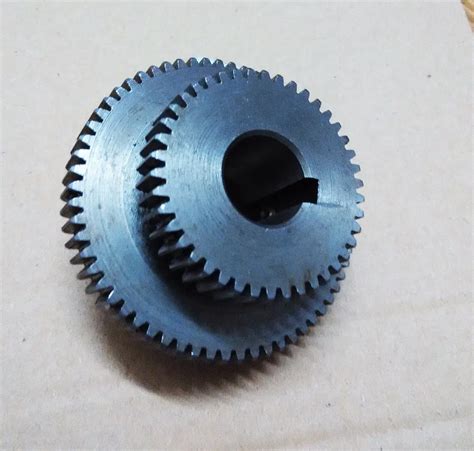1pcs/set Metal mini milling Machine duplicate gears Z42/Z62 teeth duplex gears for milling ...