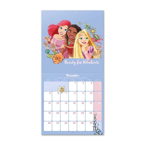 Official Disney Princess 2022 Wall Calendar, 2022 Calendar, 12" x 12" Square Wall Calendar 2022 ...