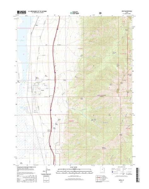 MyTopo Mona, Utah USGS Quad Topo Map