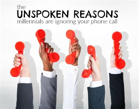 THE UNSPOKEN REASONS MILLENNIALS ARE IGNORING YOUR PHONE CALL