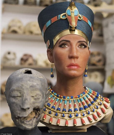 Face of Queen Nefertiti brought to life with 3D scans | Daily Mail Online