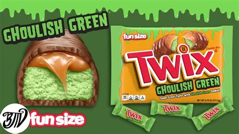 Ghoulish Green Twix || Taste Test Tuesday - YouTube