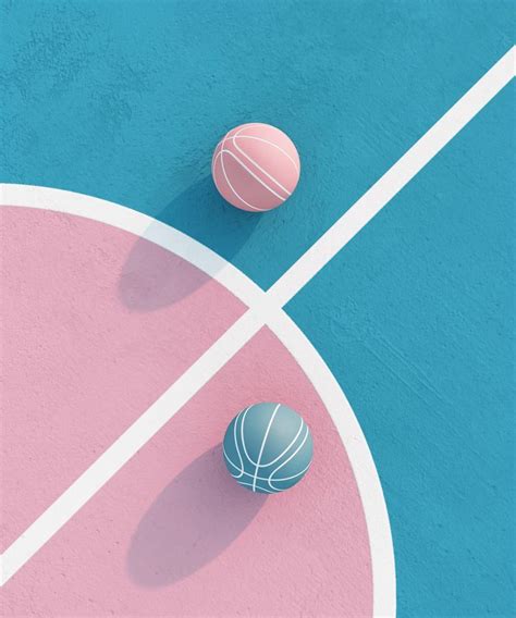 Pin by Anh Thu on m i n i m a l i s t | Pink basketball, Basketball background, Basketball