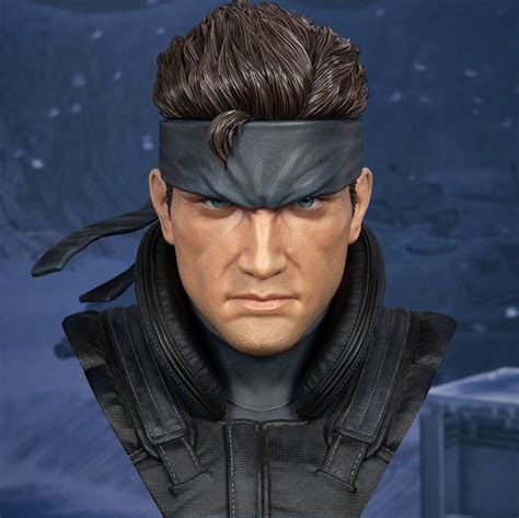 Metal Gear Solid: Solid Snake Metal Gear Solid 1/1 Life-Size Bust by ...