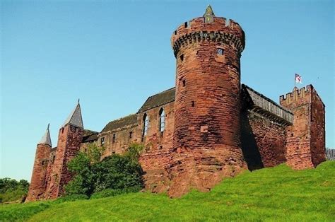 Bothwell Castle suggestion of poss castle reconstruction | Scotland castles, Scottish castles ...