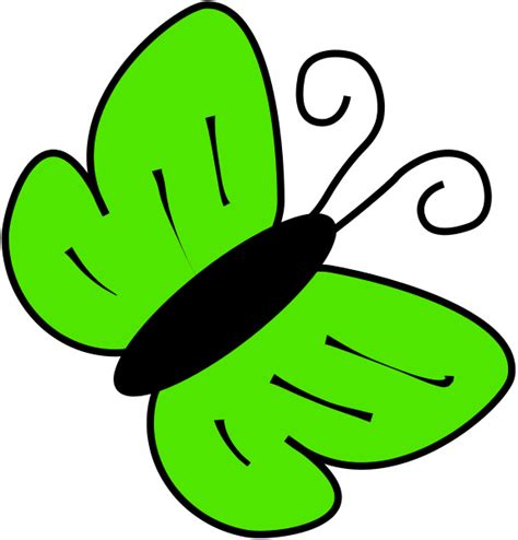 Green Butterfly Clip Art - ClipArt Best