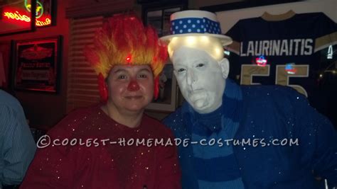 Coolest Heat Miser and Snow Miser Couple Halloween Costume