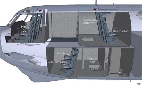 B 52 Interior Diagram