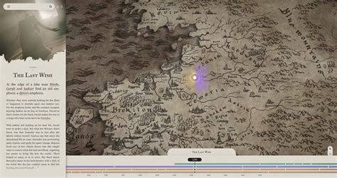 The Witcher Map Poster