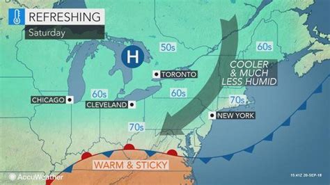 N.J. weather: Weekend forecast brings cooler temperatures for last days ...