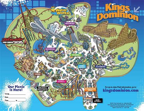 Kings dominion park map 2019 | Dominion, Map, Word map