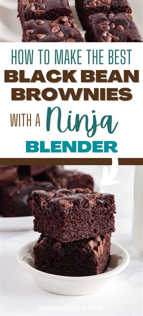 Black Bean Brownies - A Delicious Ninja Blender Recipe - Harbour Breeze ...