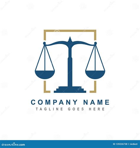 Law Firm Logo Design Inspiration Stock Vector - Illustration of ...