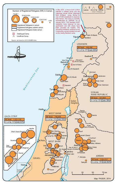 PASSIA - MAPS - Special Themes - PALESTINIAN REFUGEES