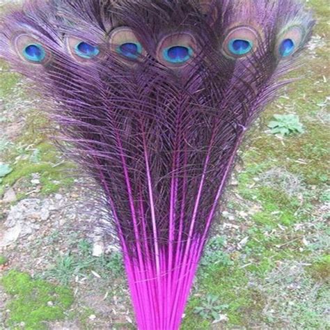 50p Natural Long Peacock Feathers Bulk Centerpieces Wedding Peacock Cheap Feathers For Sale ...