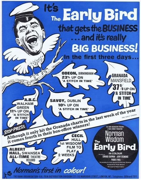 Trade advert for The Early Bird. 1966 | British films, Comic book cover ...