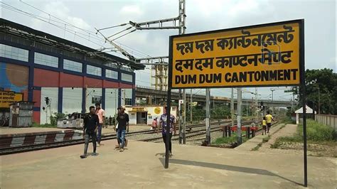 Dum Dum Cantonment Railway Station, Kolkata - YouTube