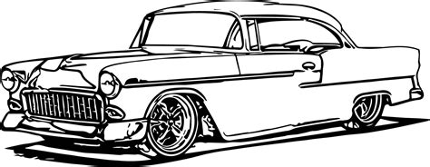 coloring pages classic cars free | Cars coloring pages, Old school cars ...