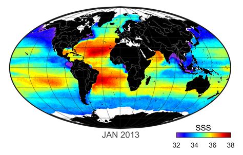 NASA Salinity: Aquarius/SMAP Optimum Interpolation Maps: Sea Surface ...