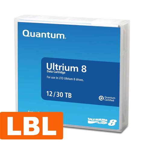 Quantum LTO-8 Backup Tape (Pre- Labeled with barcodes) - Tape4Backup (K&F Associates LLC)