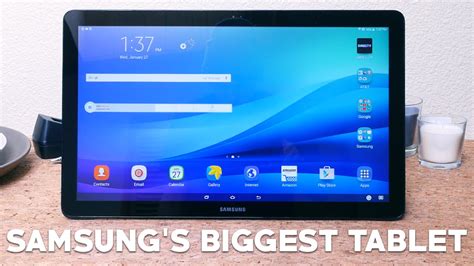 Hands-on Samsung's BIGGEST tablet! - YouTube