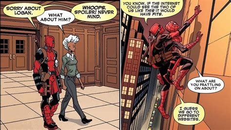 Deadpool Fourth Wall Quotes