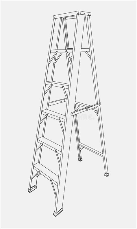 Drawing Stairs, Stairway. Top View And Sectional View. Architectural Set Stock Vector ...