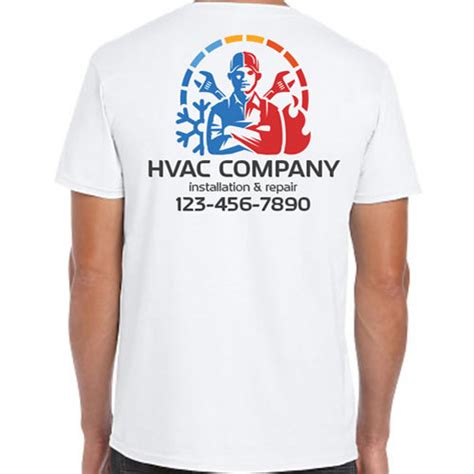 HVAC Employee Work Shirt | TshirtbyDesign.com