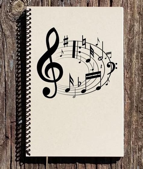 Music Spiral Notebook Music Journal Music of the Heart Gift for Music Lover - Etsy | Music ...