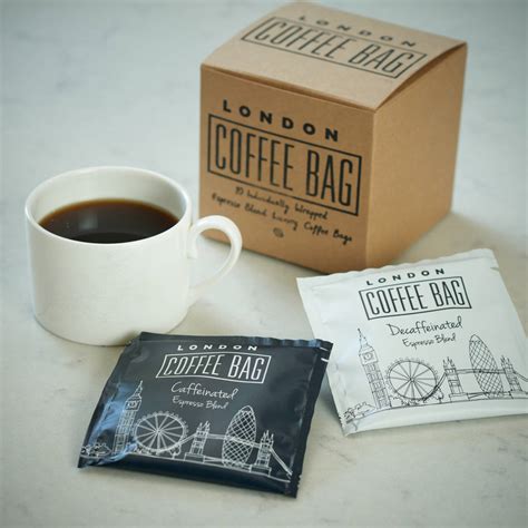 coffee bag 10 sachet gift box by london coffee bag | notonthehighstreet.com