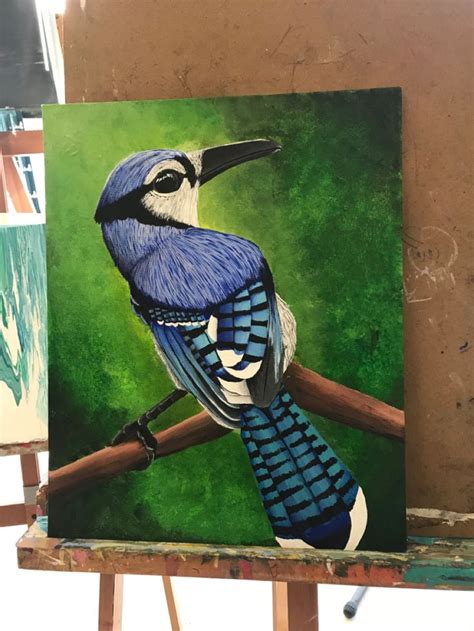 Blue Jay | Blue jay, Art, Bird