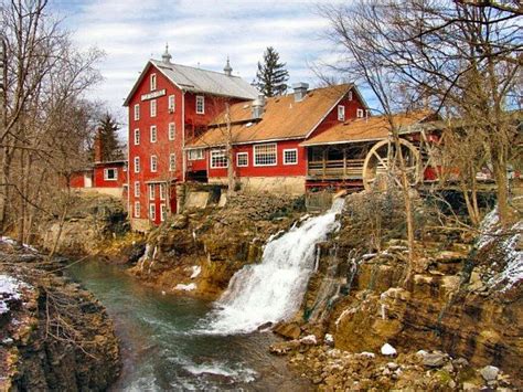 Clifton Mill - Clifton, Ohio | Clifton mill, Covered bridges, Ohio travel