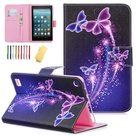 Kindle Fire 7 Kids Case, Allytech Slim PU Leather Folio Stand Case ...