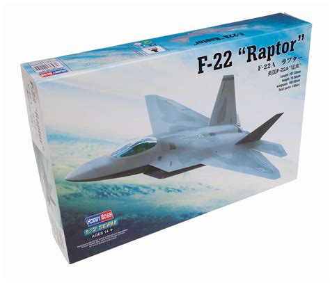 Buy Hobby Boss F-22 Raptor Jet Fighter Airplane Model Building Kit ...