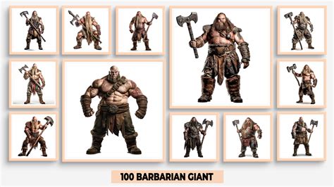 ArtStation - 100 Barbarian Giant - 4K | Artworks