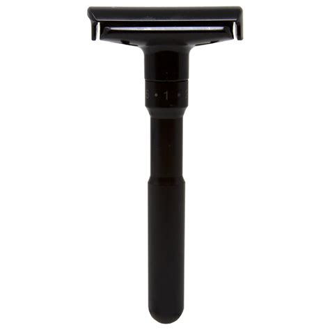 Adjustable Safety Razor- Matte Black - Van Der Hagen