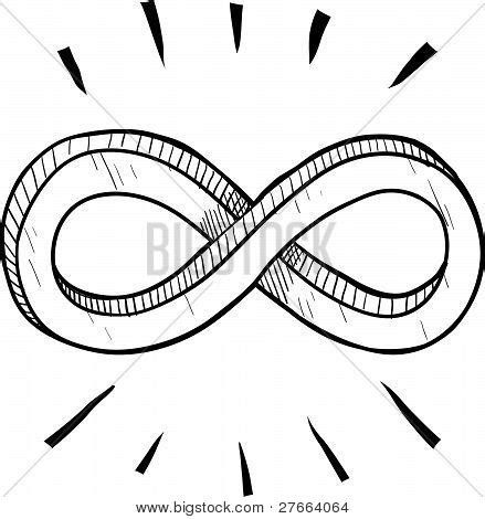 Infinity Symbol Drawing Vector & Photo | Bigstock