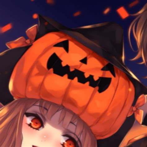 Halloween themed matching couple anime pfp - matching pfp couple anime ...