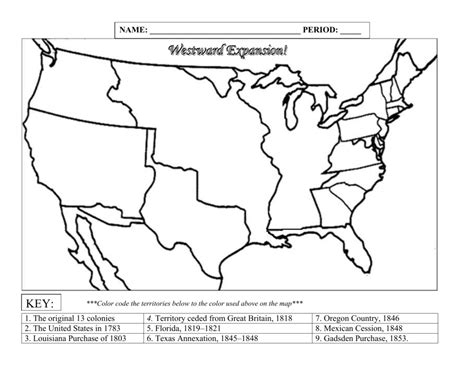 Louisiana Purchase Worksheet Printable | Printable Worksheets and Activities for Teachers ...