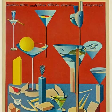 sculpture, advertisement for books, martinis, gilgam... | OpenArt