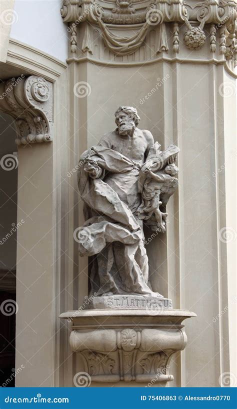 Saint Matthew statue stock image. Image of follower, christian - 75406863