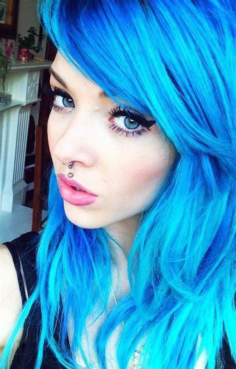 More blue hair :) | Bright blue hair, Turquoise hair ombre, Hair styles