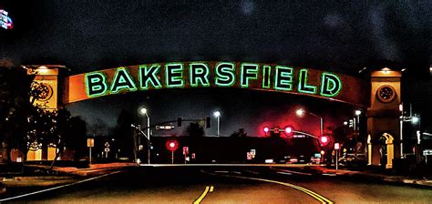 Bakersfield Sign Photograph by Tommy Anderson - Pixels