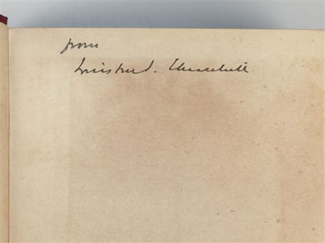 Lord Randolph Churchill, a 1910 presentation copy with three author signatures - the book signed ...