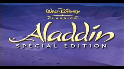 Aladdin Special Edition Disney DVD Trailer (2004, UK) - YouTube