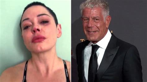 Anthony Bourdain Dead at 61: Rose McGowan Fights Tears as She Opens Up ...