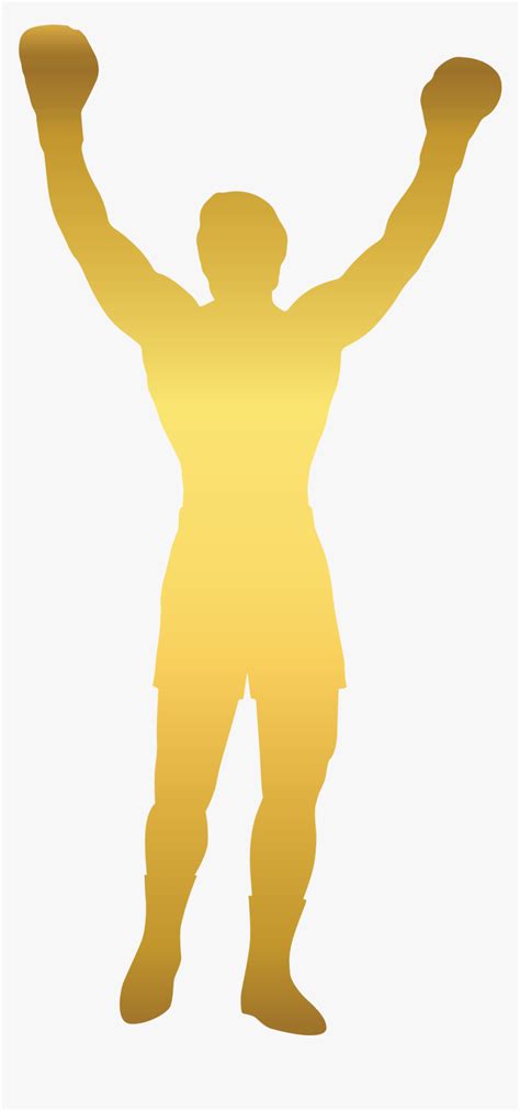 Clip Art Rocky Balboa Silhouette - Rocky Balboa Statue Silhouette, HD ...